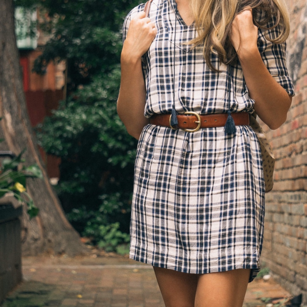 Madewell Plaid Dress